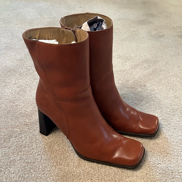 Brown Leather Boots - Picture 2 of 2